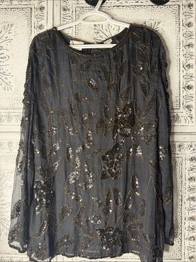 Vtg Swee lo Silk Woman’s Blouse